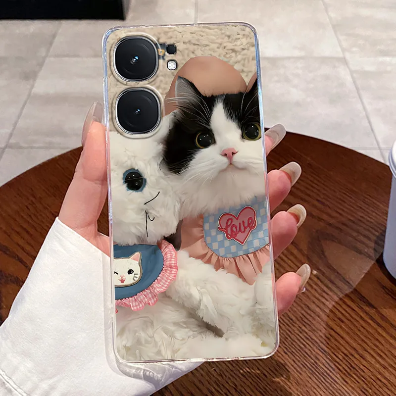 Clear Silicone Soft TPU Back Cover for Vivo IQOO Neo9 Series