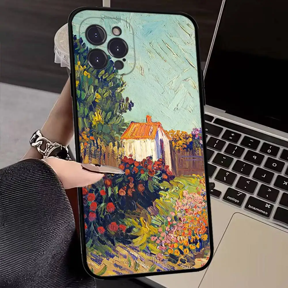 Van Gogh Starry Sky Art Soft Silicone Phone Case