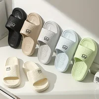 Ladies Cartoon Bathroom Slippers for Men Summer Home Cute Bear for Women Home House Hotel Anti Slip Sandals Unisex 2