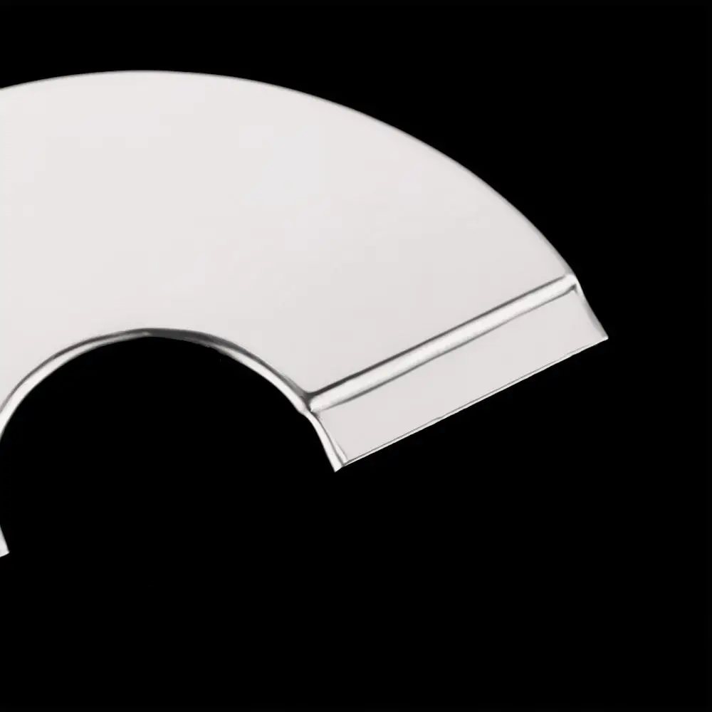 Faucet decorative cover 1Pc Self-Adhesive Stainless Steel Shower Faucet Decorative Cover Chrome Finish Water Pipe Wall Covers Bathroom Accessories