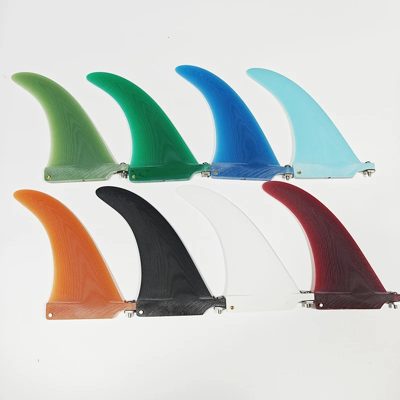 6.5inch Fiberglass surfboard center fin longboard single fin for surfboard