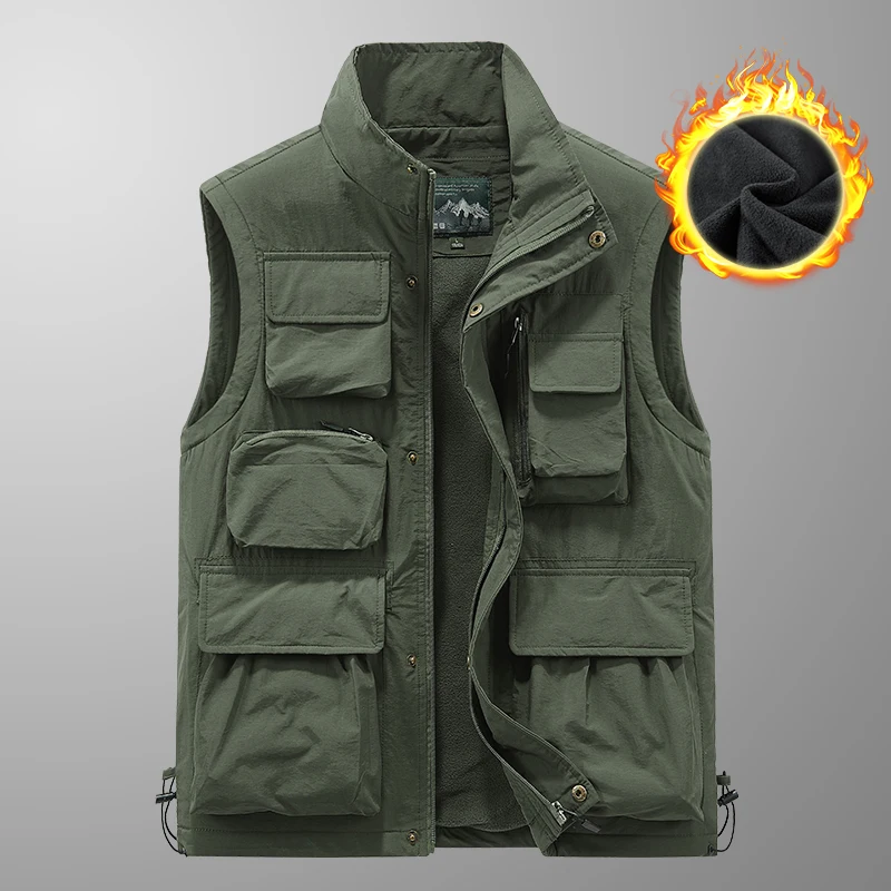 Outdoor Hiking Camping Sports Sleeveless Vest Windproof and Breathable Men's Versatile