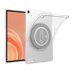 Enhanced Transparent TPU Silicone Tablet Case with Thickened Airbag Protection for Tab Plus Gen2 12.1in (Clear)