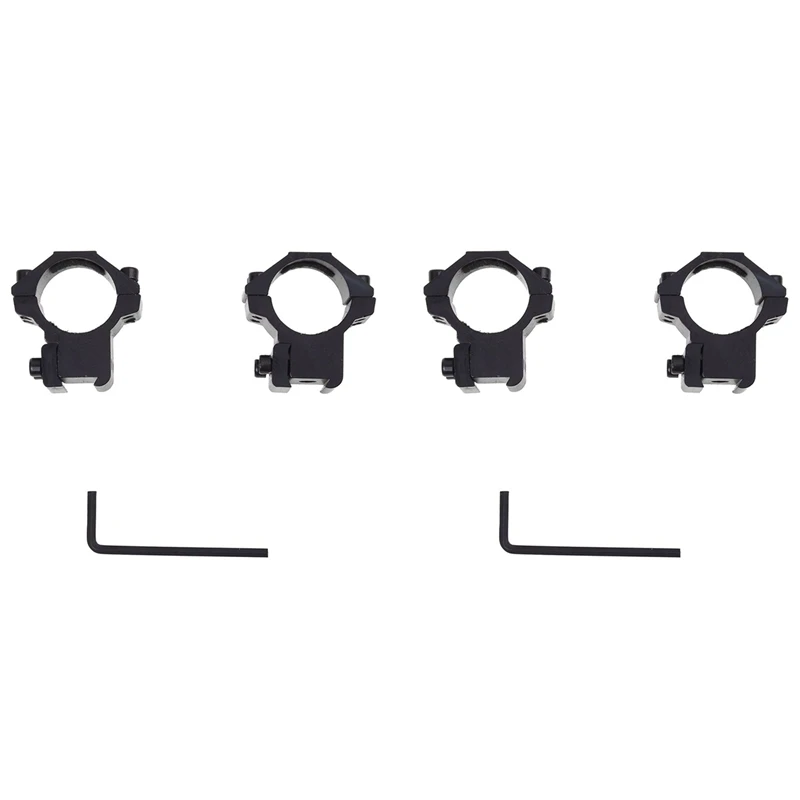 

4 X Rifle Scope Mount Ring Mount Ring Screws For 11Mm Rail Metal