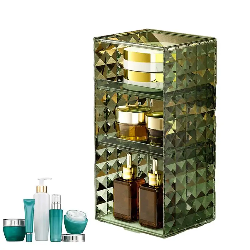 

Прозрачная коробка для хранения косметики, коробка для хранения косметики, износостойкая коробка для хранения косметики, кубик для спальни, ванной комнаты, помады