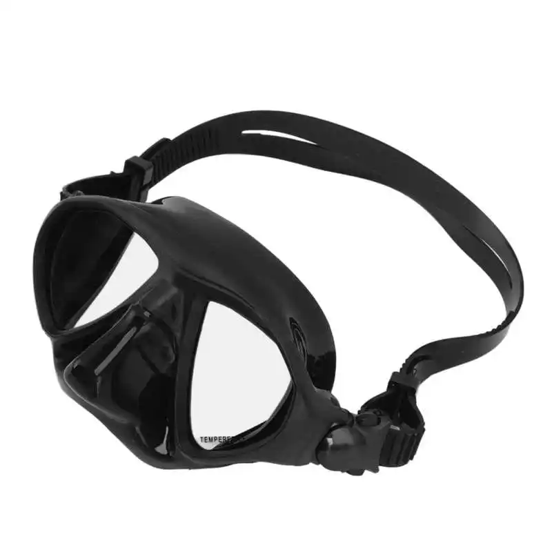 Diving Face Goggles Cover No Leakage Wide View Safe Tempered Glass Snorkeling Goggles Swimming Pool Accessory