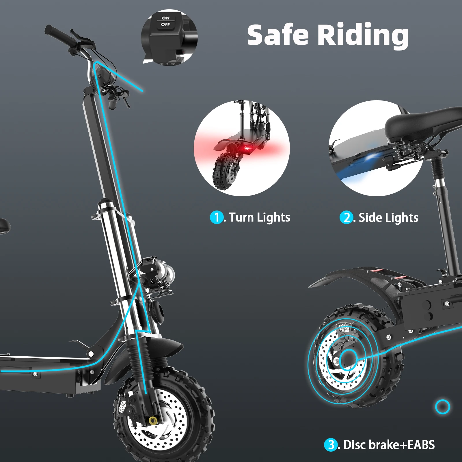 5600W Dual Motor Electric Scooter 80KM/H E Scooter Hydraulic Suspension Foldable Electric Scooters Adults trotinette &eacute;lectrique