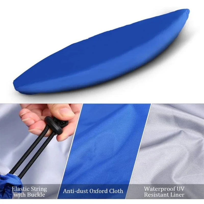 Outdoor Kayak Cover Oxford Cloth Boat Cover Waterproof Canoe Boat