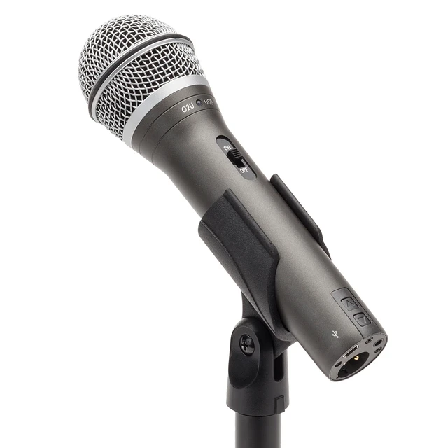 100% Original High Quality Samson Q2U USB/XLR handheld dynamic microphone  for podcasting, live sound