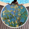Van Gogh Oil Painting Round Beach Towels,Polyester Sand Resistant Beach Blankets,Soft Absorbent Quick Dry Pool Towel Picnic Mat 6