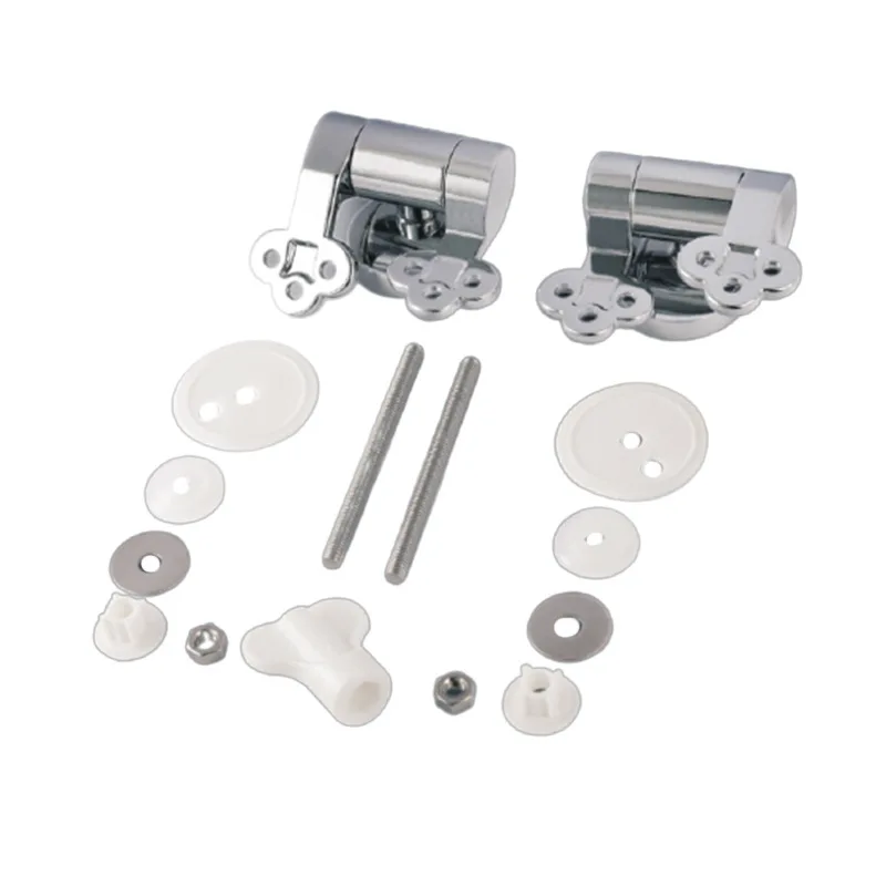 1SetsToiletSeatHingesZinealloyHingeFlushToiletCoverFixing