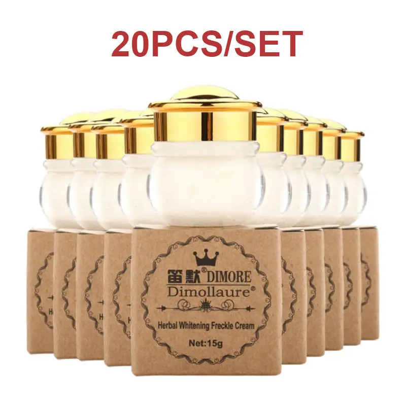 

20PCSDimollaure Effective Whitening Freckle Cream Remove Melasma Acne Scar Melanin Dark Spot Pigmentation Moisturizing Skin Care