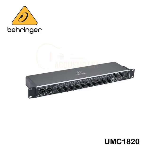 Behringer UMC1820 USB Audio Interface Audiophile 18x20 24-Bit/96