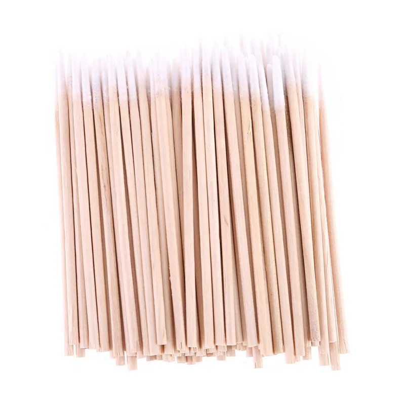 Nails Art Wood Cotton Swab Manicure Tools Nail Art Pusher Nail Polish Tools Nail Manicure Tools Nail Manicure Sticks Manicure Pedicure Tools Cuticle Pusher 300Pcs