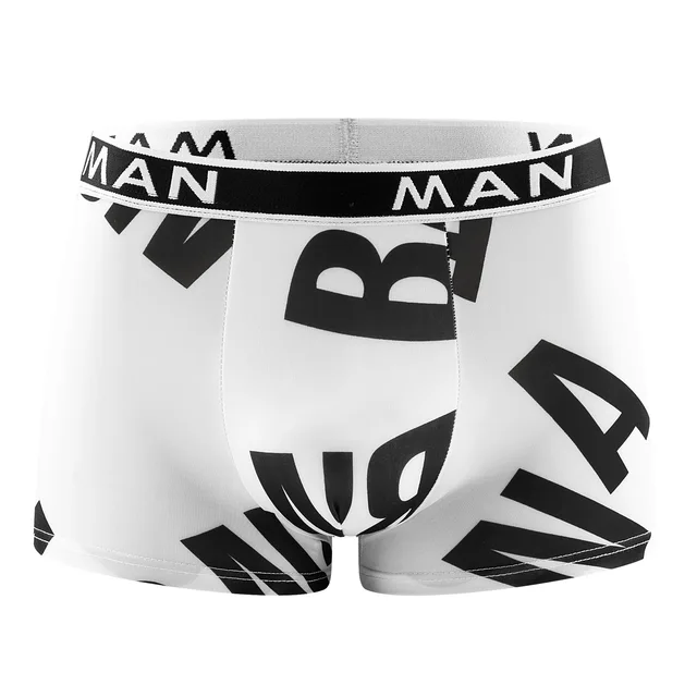 3pcs/lot Fashion Men Panties Seamless Letter Printed Underpants