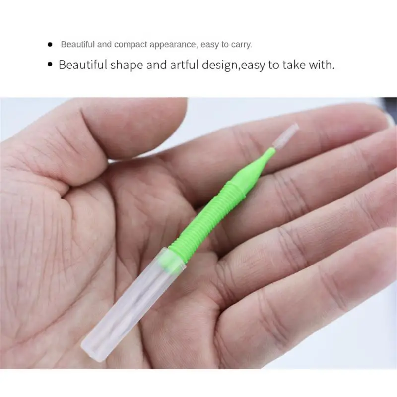

Interdental Brush Floss Push-Pull Teeth Brushes Handheld Outdoor Oral Hygiene Tool Household Holiday 0.7mm