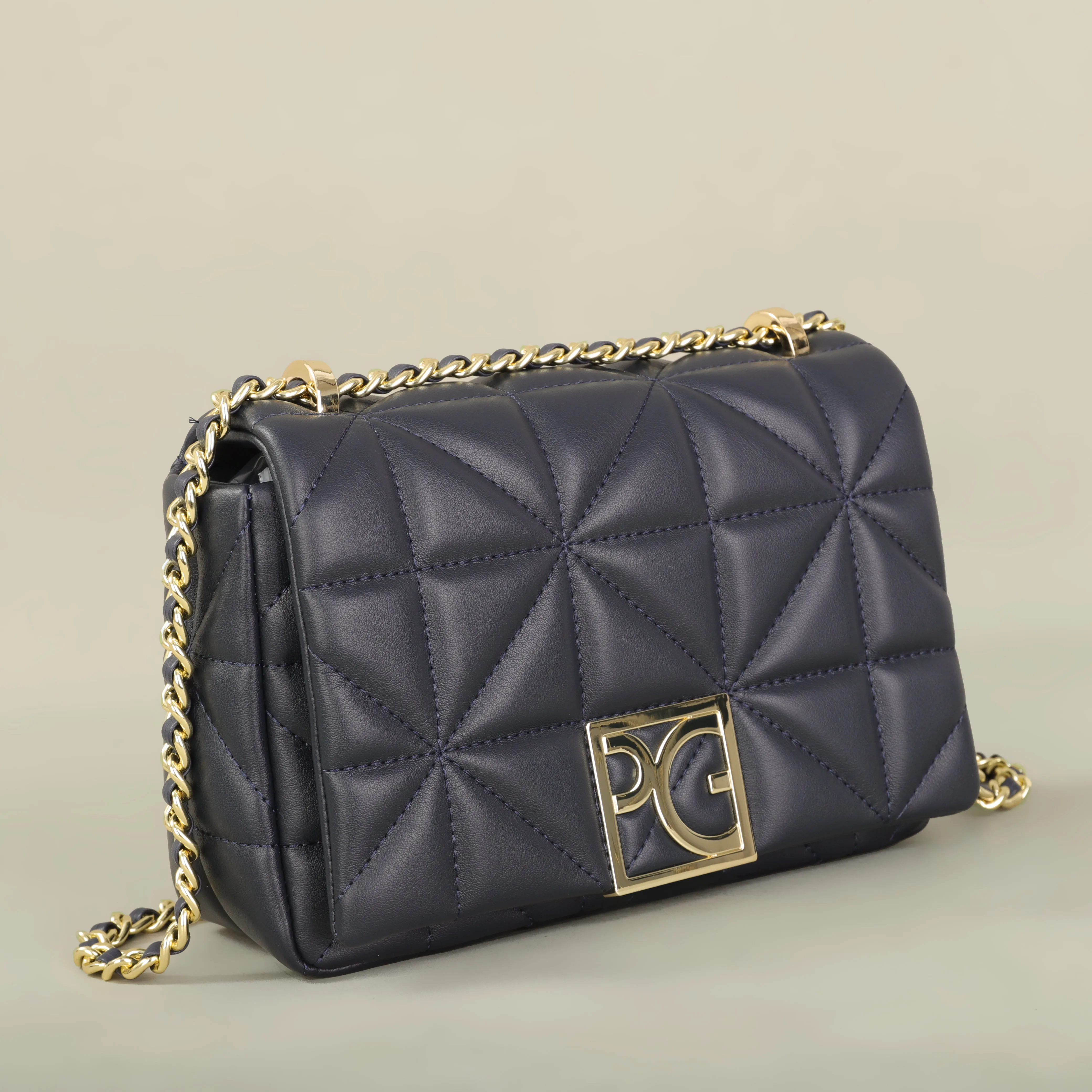 Multi-functional retro PU bag