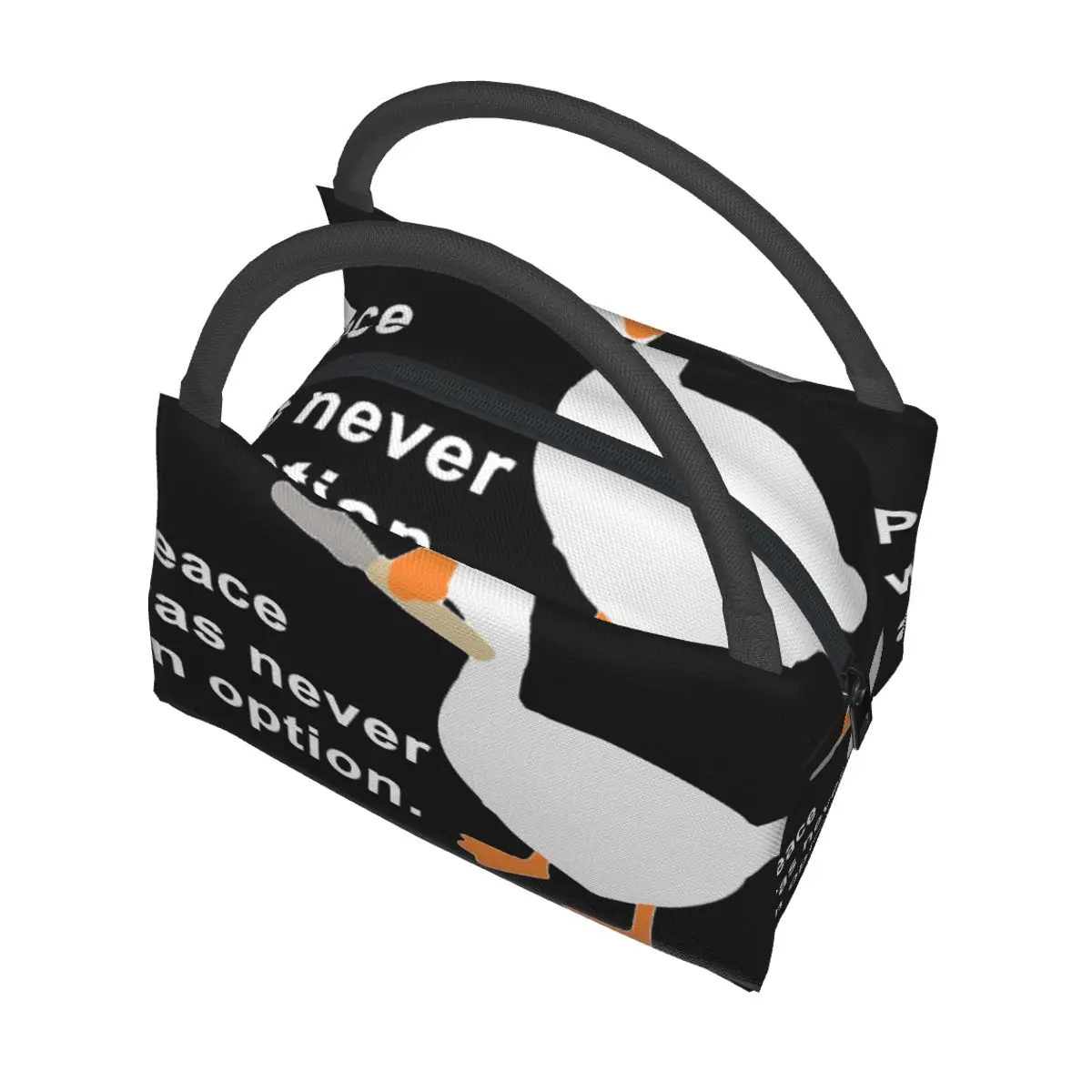Peace Was Never An Option Portable insulation bag for Cooler Thermal Food Office Pinic Container