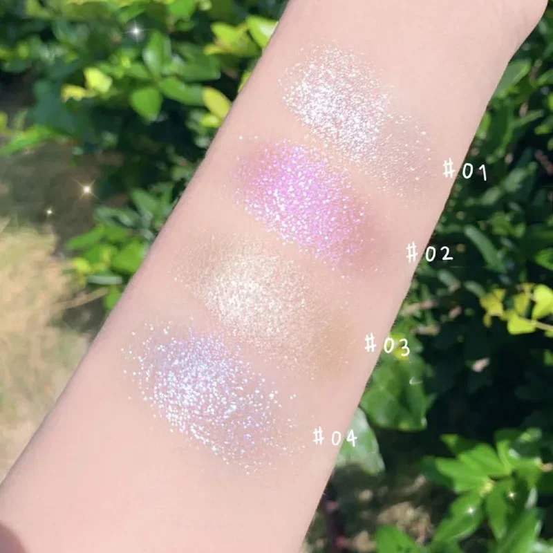 Diamond Glitter Highlighter Makeup Gel Face and Body Brighten Glitter Natural Contour Makeup face highlighter