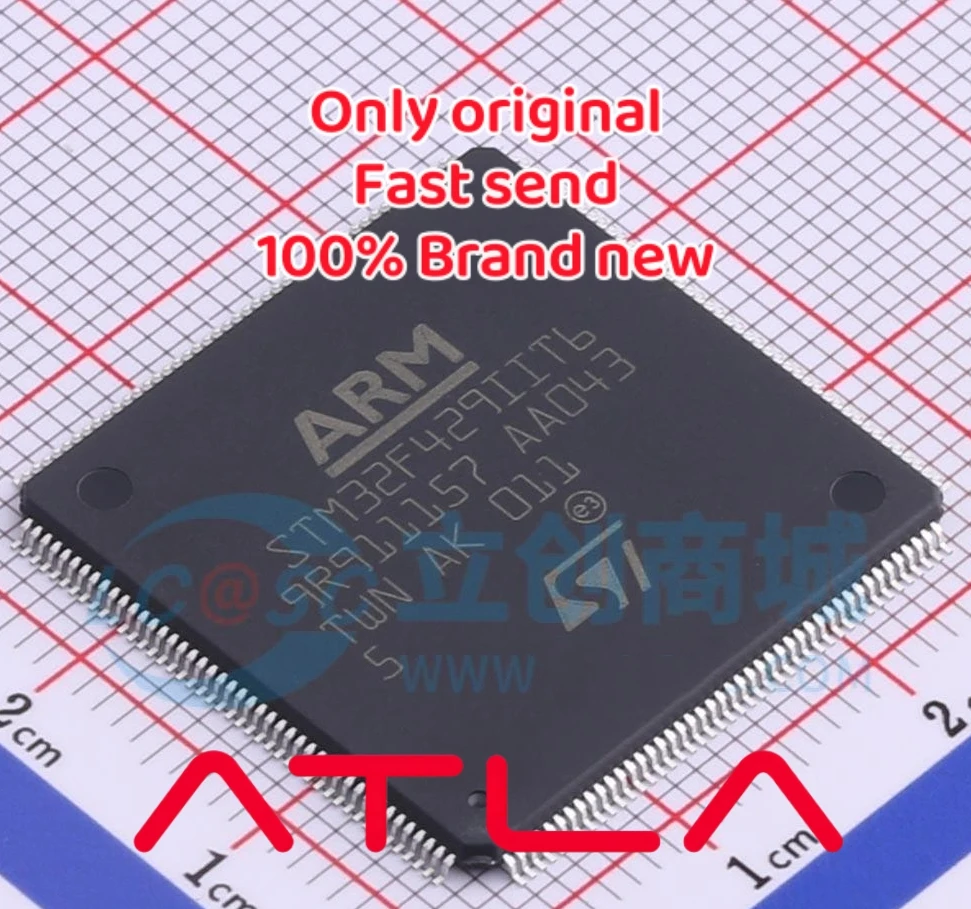 

Микроконтроллер STM32F429IIT6 IC 32 бит 2 Мб FLASH 176LQFP
