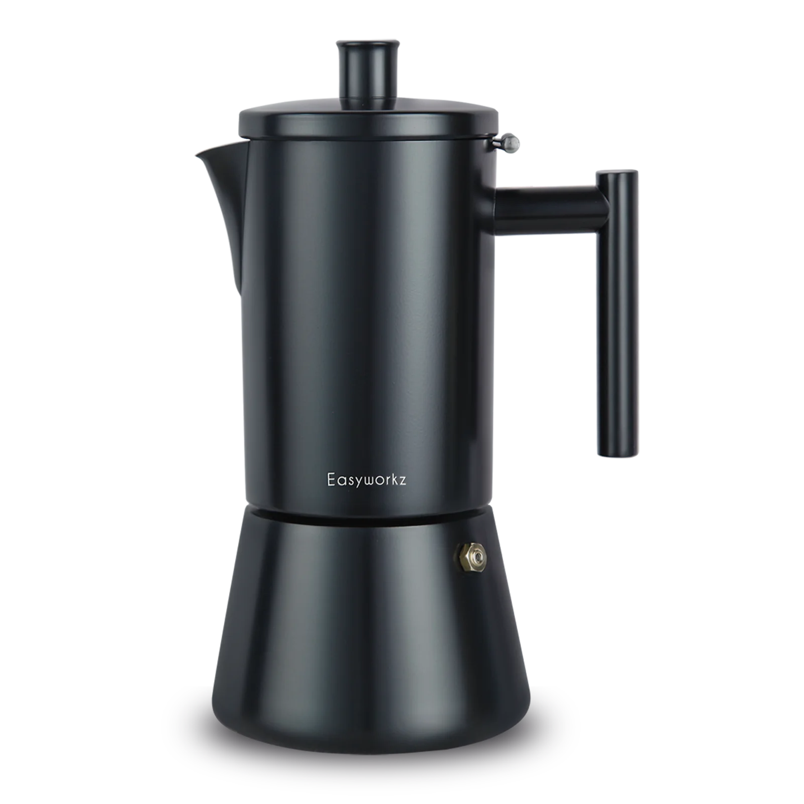 Easyworkz Diego Piano cottura Macchina per caffè espresso Macchina per caffè italiano in acciaio inossidabile Pentola Moka a induzione