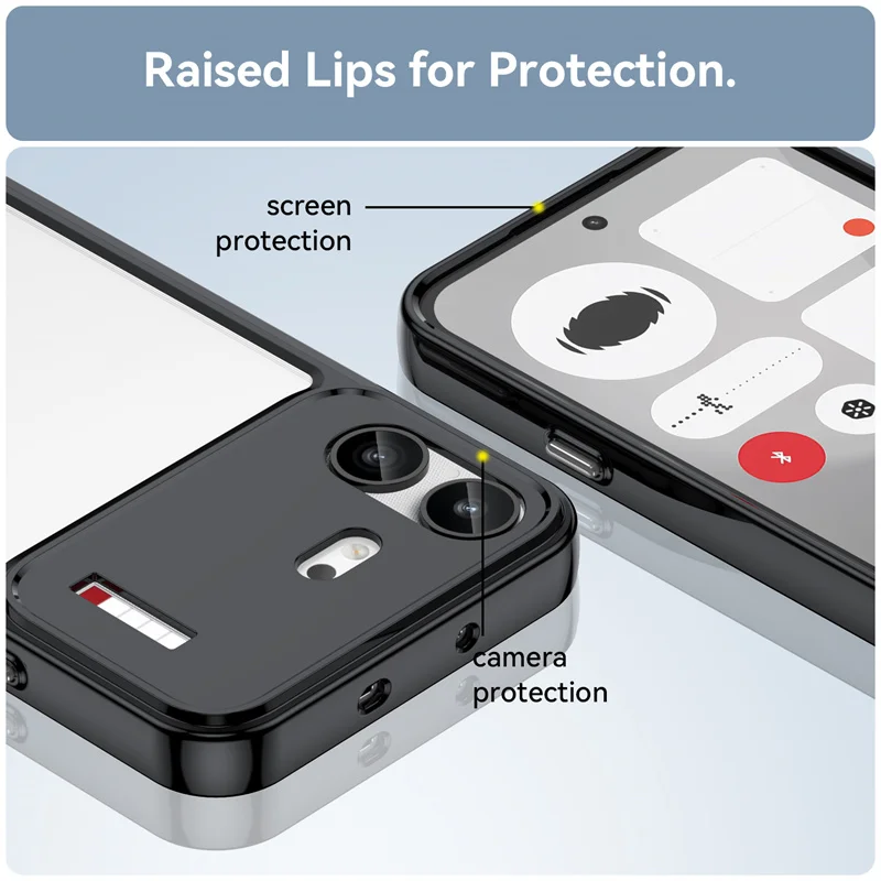 Transparent Colorful TPU Protective Phone Case - Clear Cover s Coque Capa