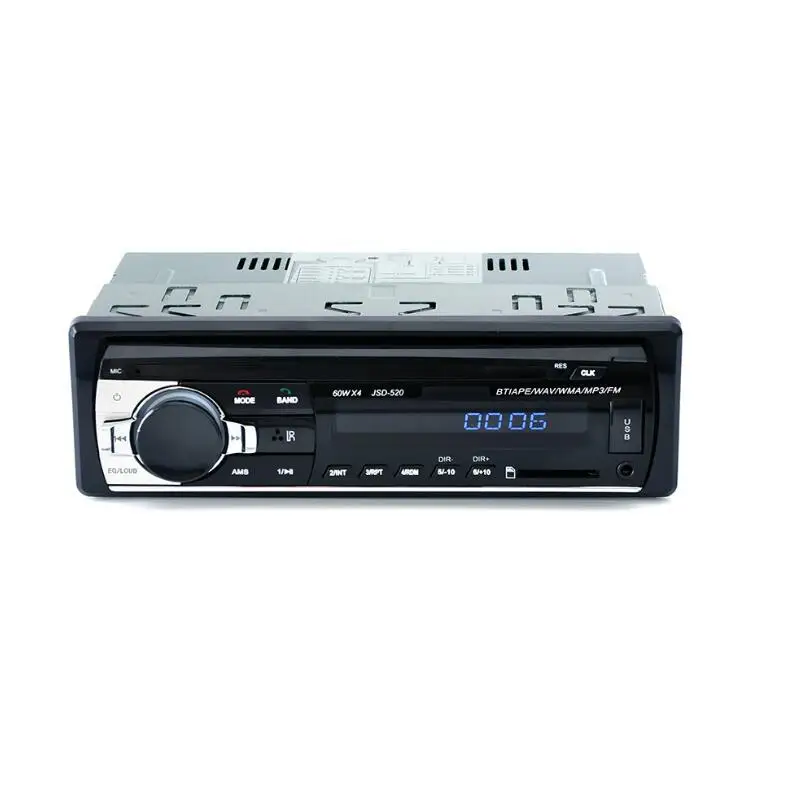 Car MP3 Player 12/24V 60W*4 Bluetooth Audio Radio Multimedia Dash Support USB TF FM AUX