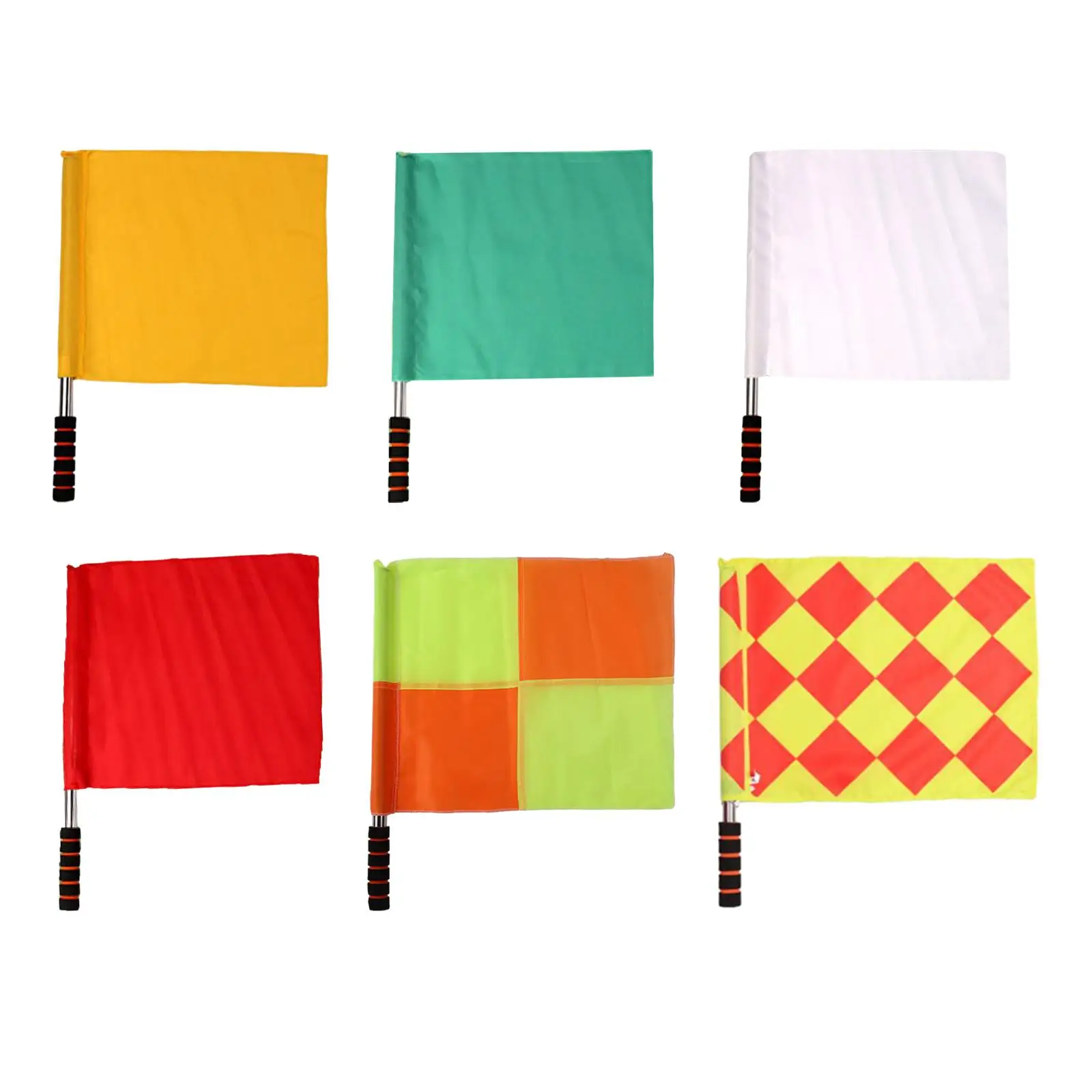 

Referee Flag Portable Signal Flag for Football Soccer Basketball Training