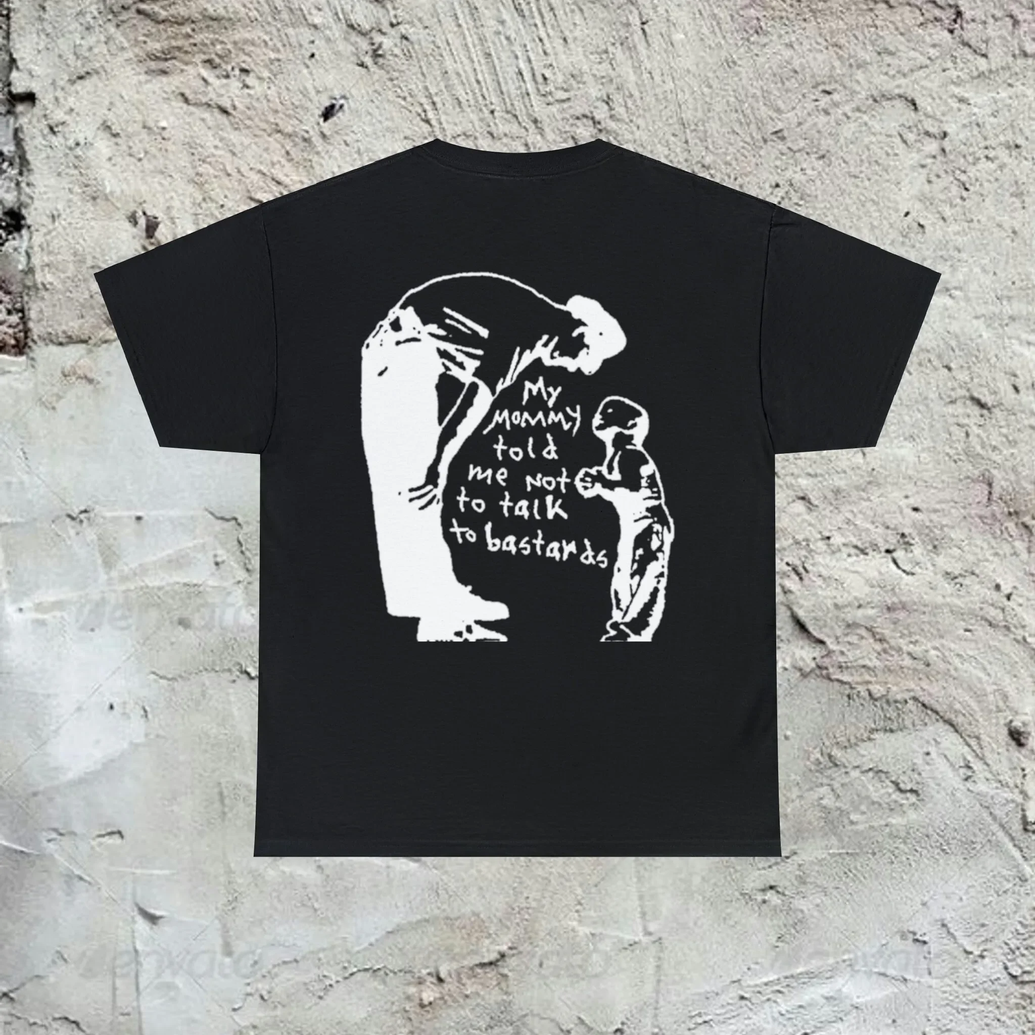 Hiphop Rap Vintage Y2K Unisex T-Shirt Grafica In Cotone Pesante Drill Da Oppium Streetwear Fashion Underground Cool Punk