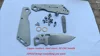 JUFULE M.Strider SNG Monkey Customized Titanium Handle Steel Insert Copper Washer Folding Knife Camping Hunting Outdoor EDC Tool 4