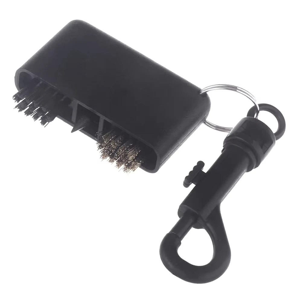 3-in-1 Golf Club Groove Putter Wedge Ball Cleaning Brush Cleaner Portable Spikes Pocket Kit Tool Golf Training Aids Accessories