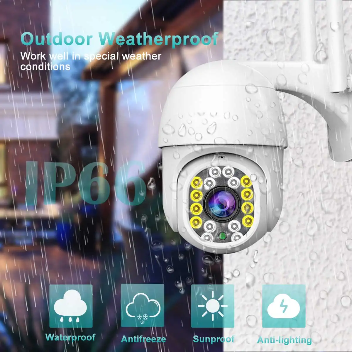 Yoosee 2MP 5MP WiFi IP Camera Outdoor PTZ Wireless 1080P AI Human Detect Alarm 4X Digital Zoom H.265 CCTV Security wifi camera ip camera surveillance camera wifi ip camera