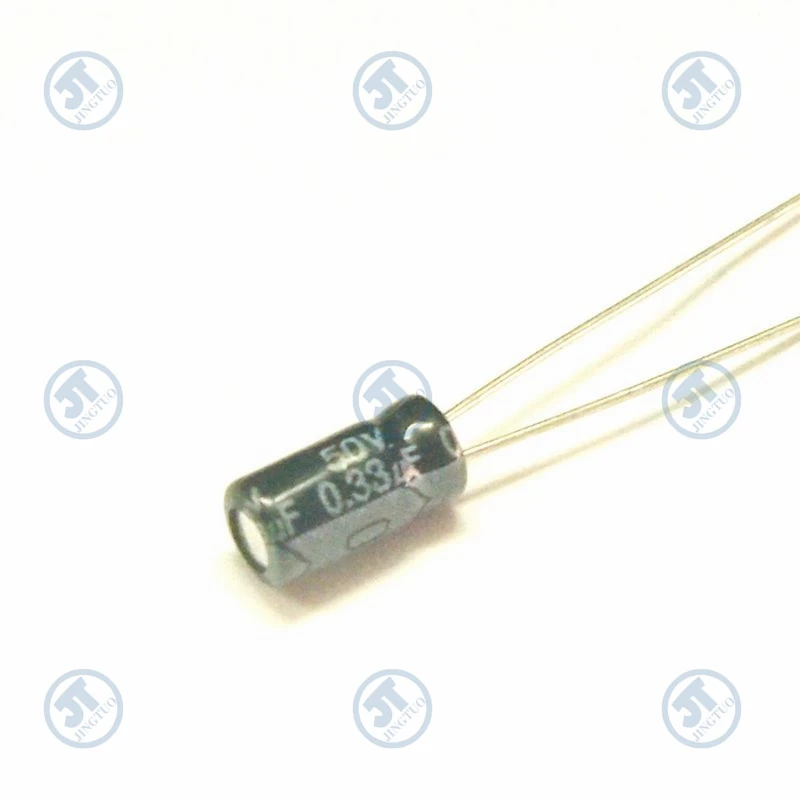 

20pcs 0.33uF50V 50V0.33uF 0.33MFD 50WV 4*7mm Radial Aluminum Electrolytic Capacitor