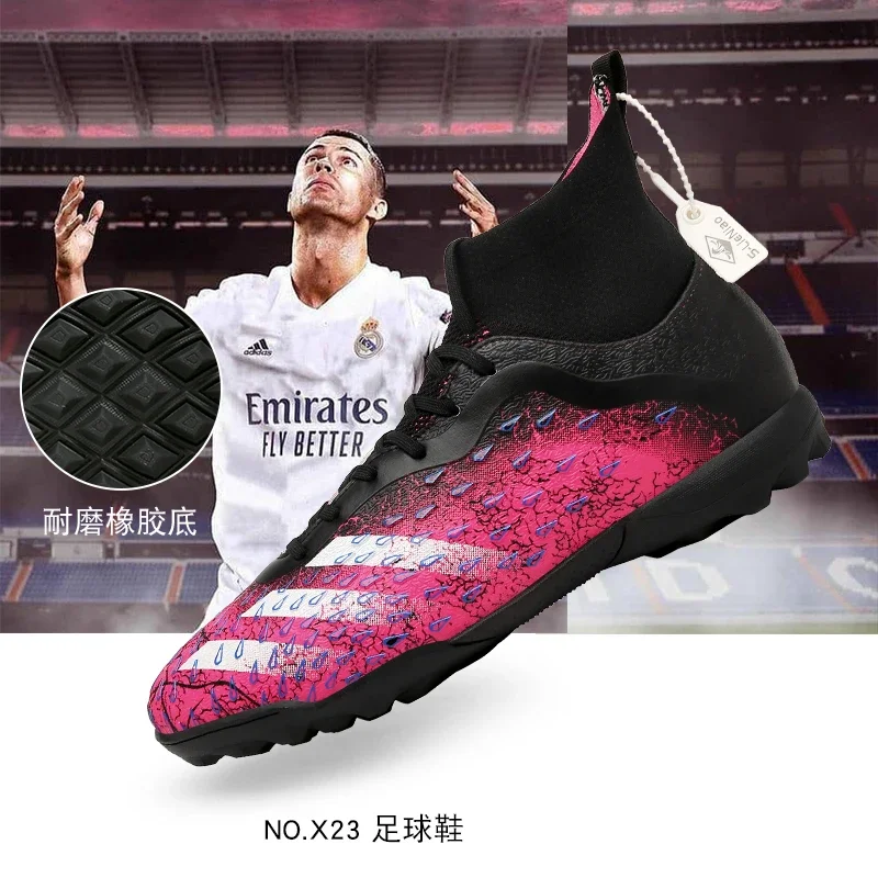 

Quality Football Boots Wholesale C . Ronaldo Soccer Shoes Assassin Chuteira Campo TF / AG Football Sneaker Futsal Training Shoes