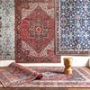 Light Luxury Vintage Living Room Carpet Foldable Machine Washable Decoration Coffee Tables Bedroom Rug Plush Mat Ковер Tapis 러그 4