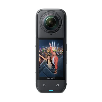 Insta360 x5 360 câmera de ação 8k 30fps triplo chip ai melhorado baixa luz invisível selfie vara insta 360 x5 câmera de movimento original