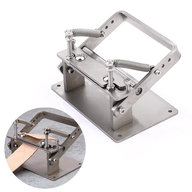 

LMDZ Leather Splitter Machine Cutting Peeler Tools DIY Stainless Craft Leather Leather Strips Belt Thinning Machine Tools