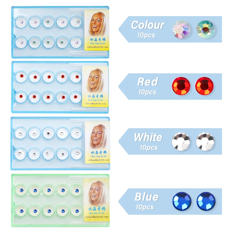Crystal Tooth Gems Diamond Ornaments image 1