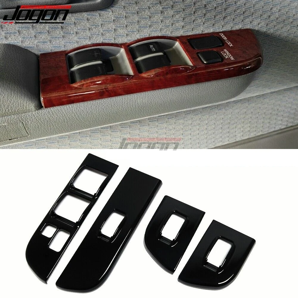 

4 шт., наклейки на панель переключателя для Toyota Land Cruiser LC70 76 78 79