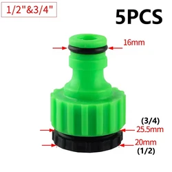 Universal Garden Hose Tap Connector Set - Versatile 2 - in - 1 Threaded Faucet Adapter - Other (Silver)