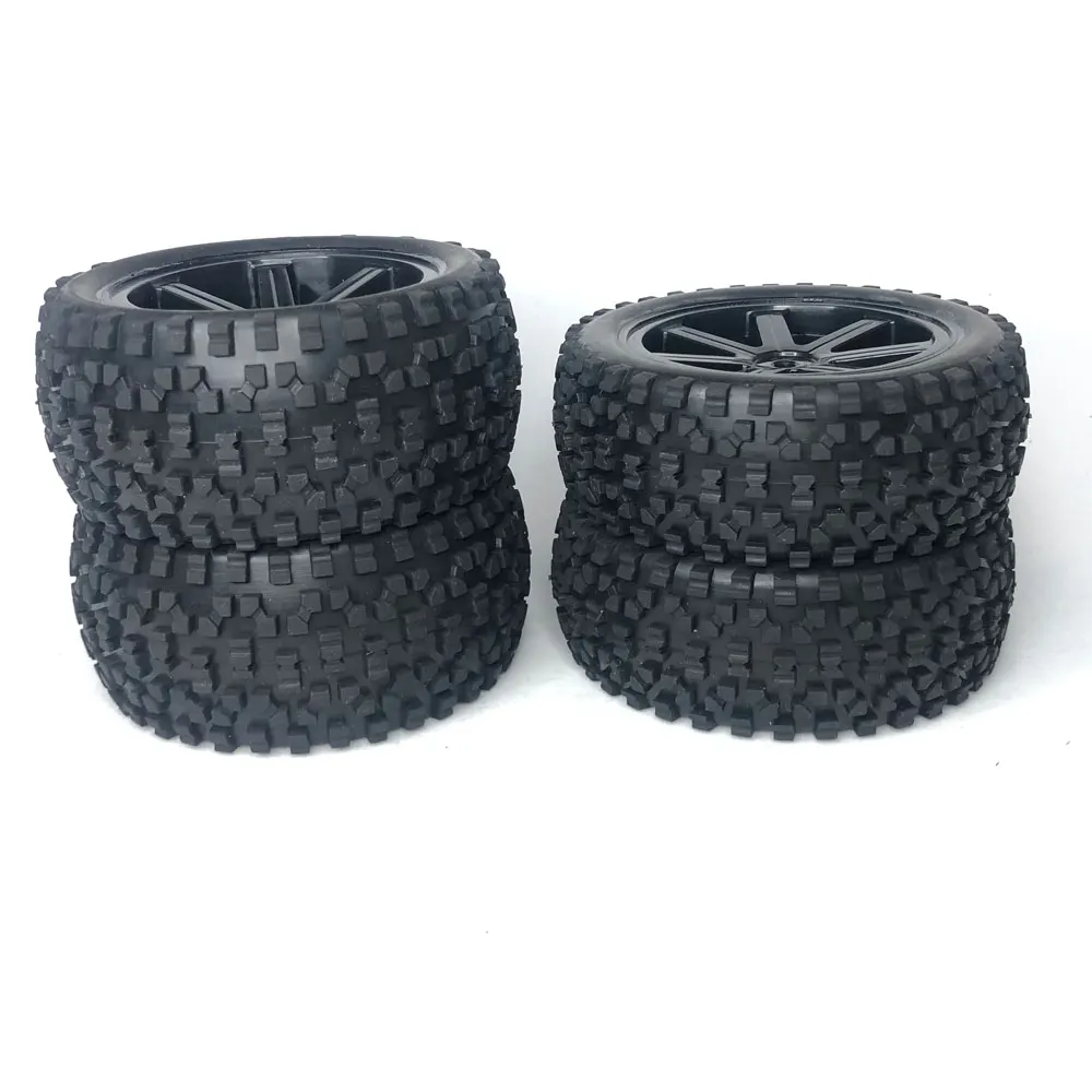 Upgrade Original Wltoys XK 144001 144010 124018 124019 124017 124016 Vorder- und Hinterreifen 12 HEX für 1/12 1/14 1/16 RC Offroad-Auto – Detail 4