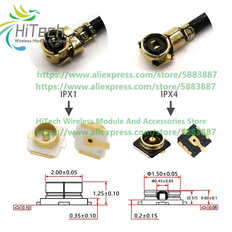 2PCS U.FL MHF4 to SMA Female RPSMA RG178 1.13 0.81 연장 케이블 피그테일 5-100CM Quectel RM520N-GL EC25-E EG25-G EC200A용