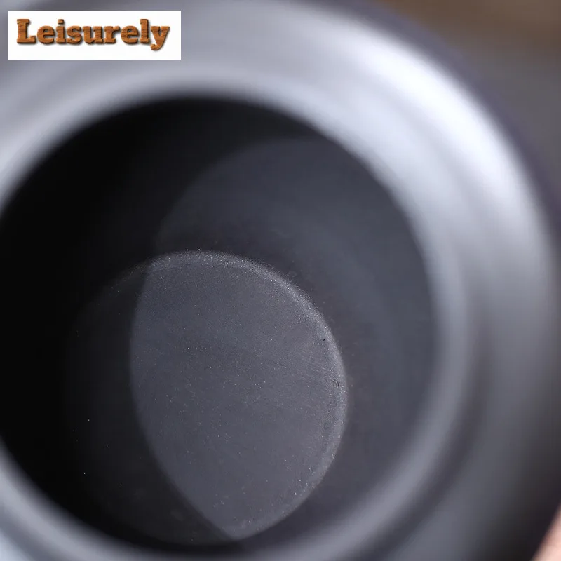 680ml Classic Yixing Purple Clay Teapots Famous Master Handmade Squirrel Pot Raw Ore Stone Yellow Mud Kettle Zisha Tea Set Cha