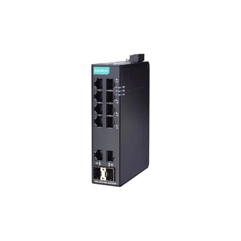 MOXA EDS-2010-ML-2GTXSFP-T Original Gigabit Unmanaged Ethernet Switch