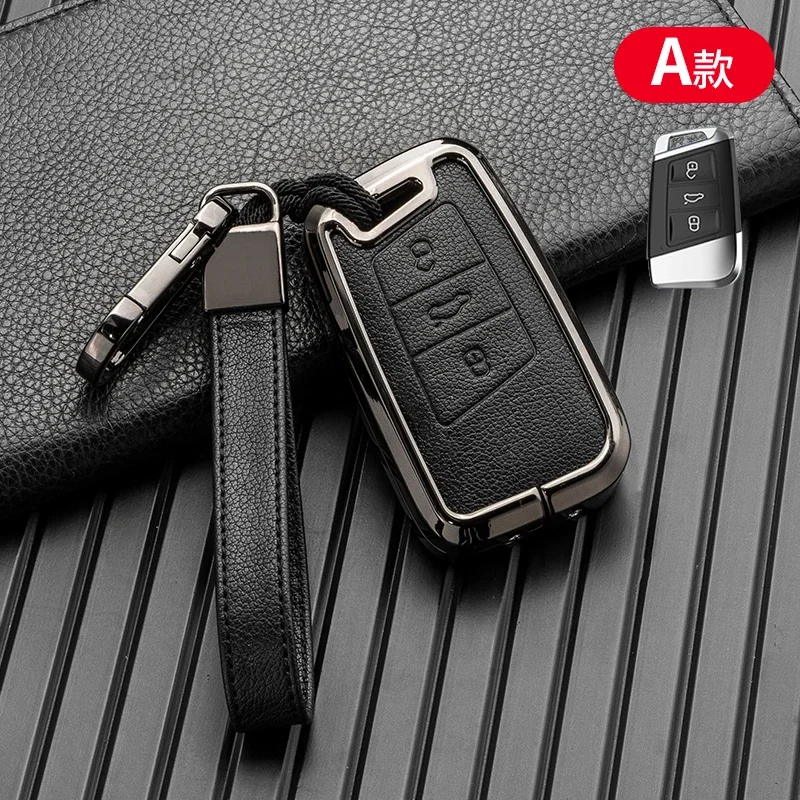 

Car Key Case Cover Protector Fob For VW Volkswagen Passat B8 Magotan Golf For Skoda Kodiaq Superb A7 car accessories for girls