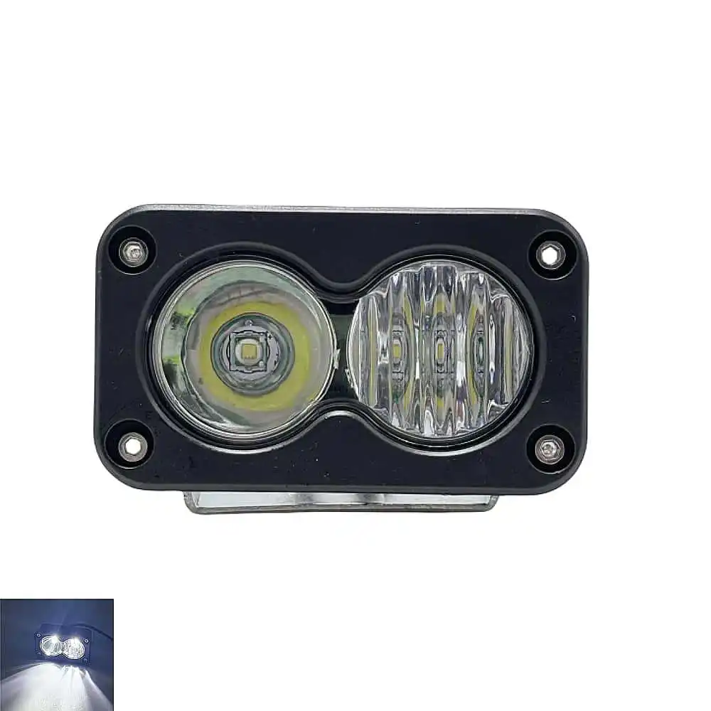 Car Spotlight 3 Inch White Yellow LED Pod Driving Work Light for Pickup Motorcycle Truck Offroad Roof Luggage Rack Lamp