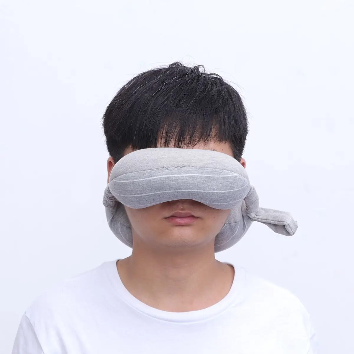 Handle Design Pillow Plane Flight U-shaped Travel Neck Eye Mask Elastic Band Multi-function 5