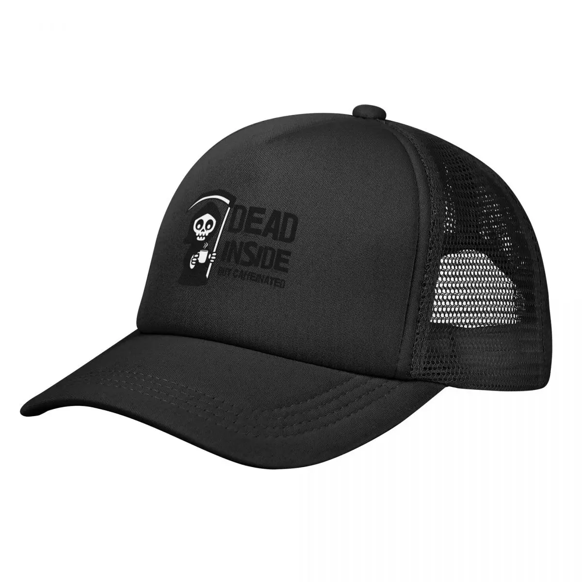 

Dead Inside But Caffeinated Baseball Cap cute western Hat Luxury Man Hat Women Men's