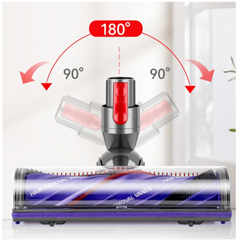 Replacement Vacuum Cleaner Brush Head for Dyson V7 V8 V10 V11 V15 Direct Drive Floor Brush Rolling Hot
