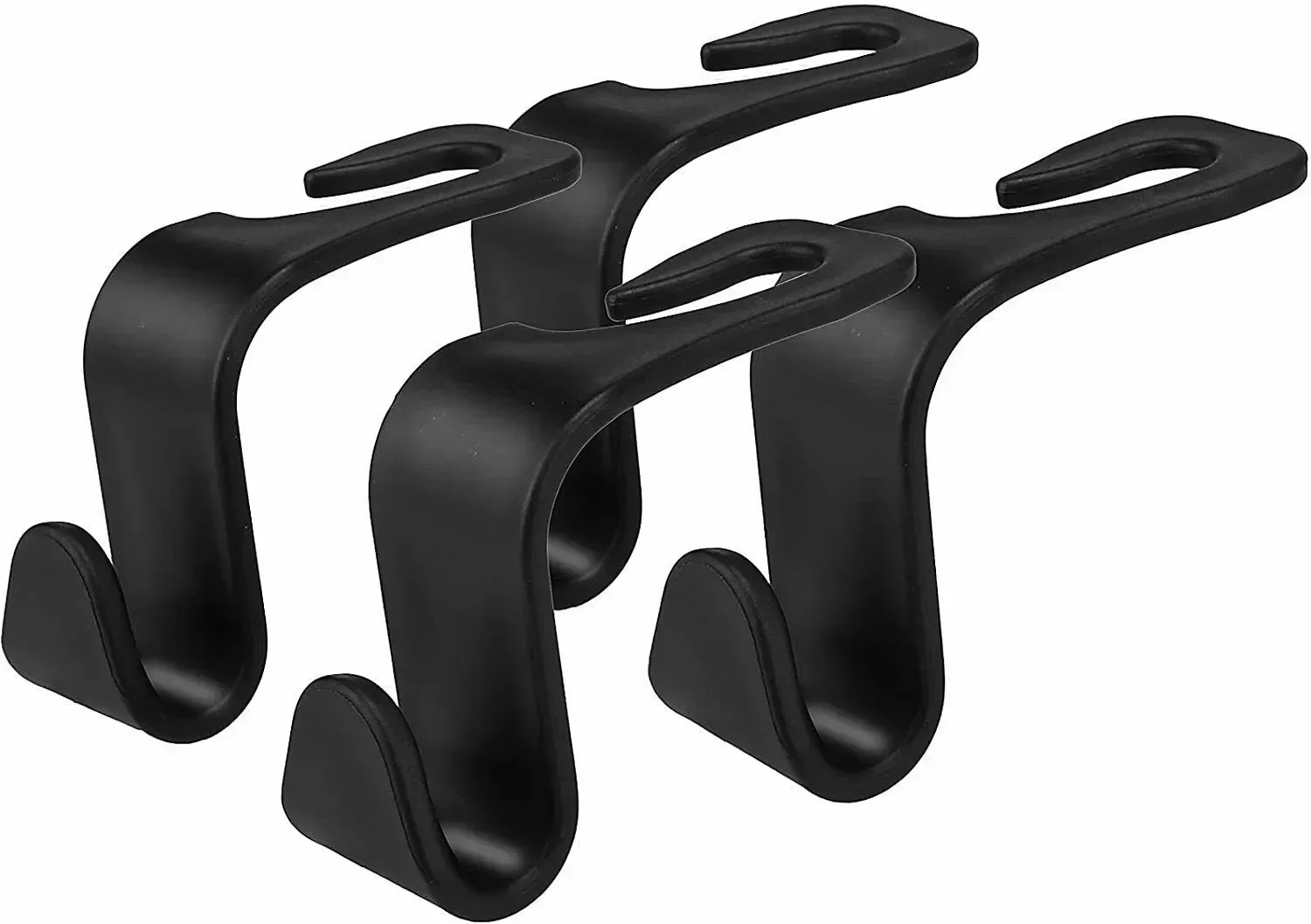 Auto Back Seat Car Hook 4pcs Car Seat Headrest Hook For Auto Back Seat Organizer Hanger Storage Holder For Handbag Purse Bags Clothes Coats